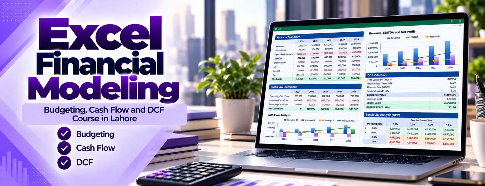 Excel Financial Modeling course in Lahore - Accountech (wide)