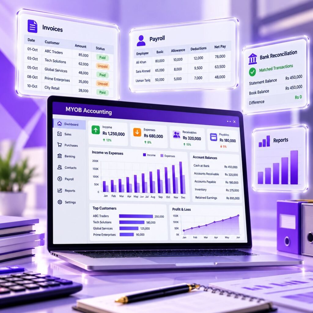 MYOB Accounting course in Lahore - Accountech (square)