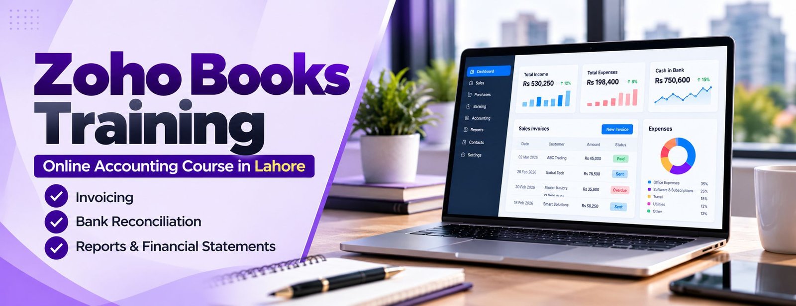 Zoho Books course in Lahore - Accountech (wide)